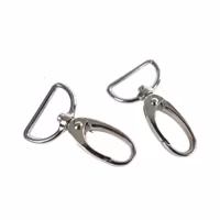 Karbinhake 60x30mm nickel 2st