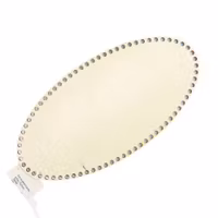 Korgbotten Väskbotten i trä oval 30 x 15 cm