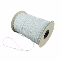 Gummilina vit 1 mm x 10 m till pyssel
