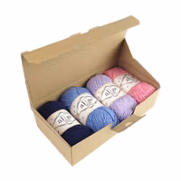 Garnset 4x50g Cotton Gold Hobby