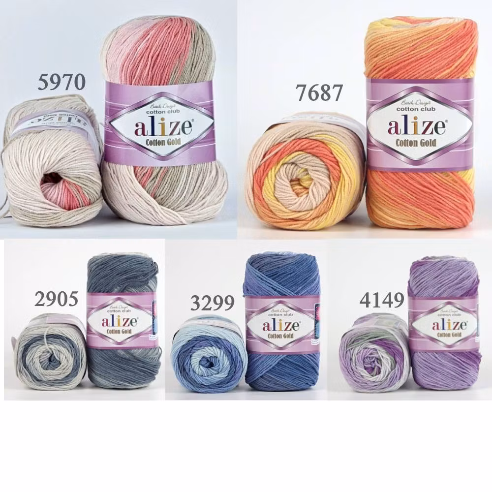 bomullsgarn cotton gold alize