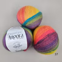 Papatya Angora Batik Kamgarn