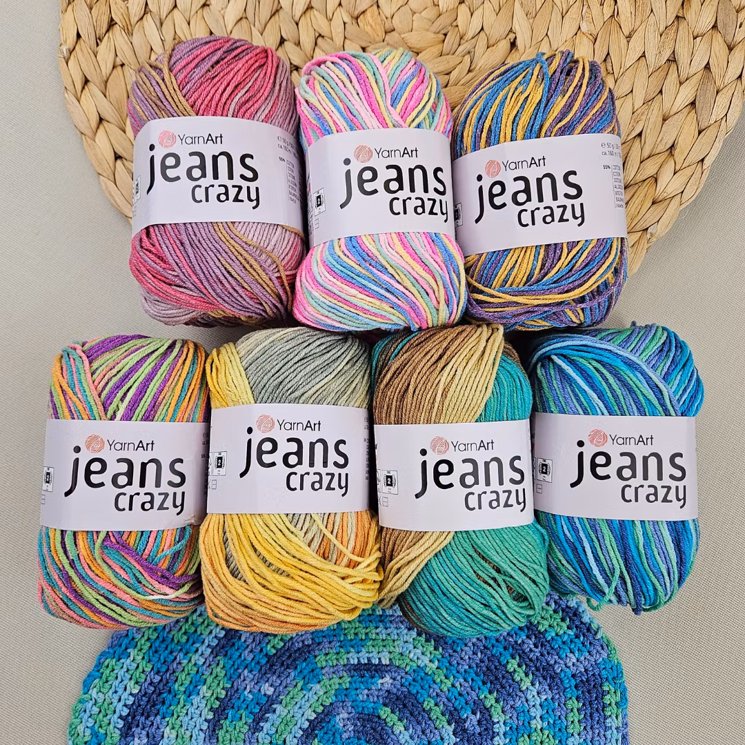 Jeans Crazy bomull YarnArt