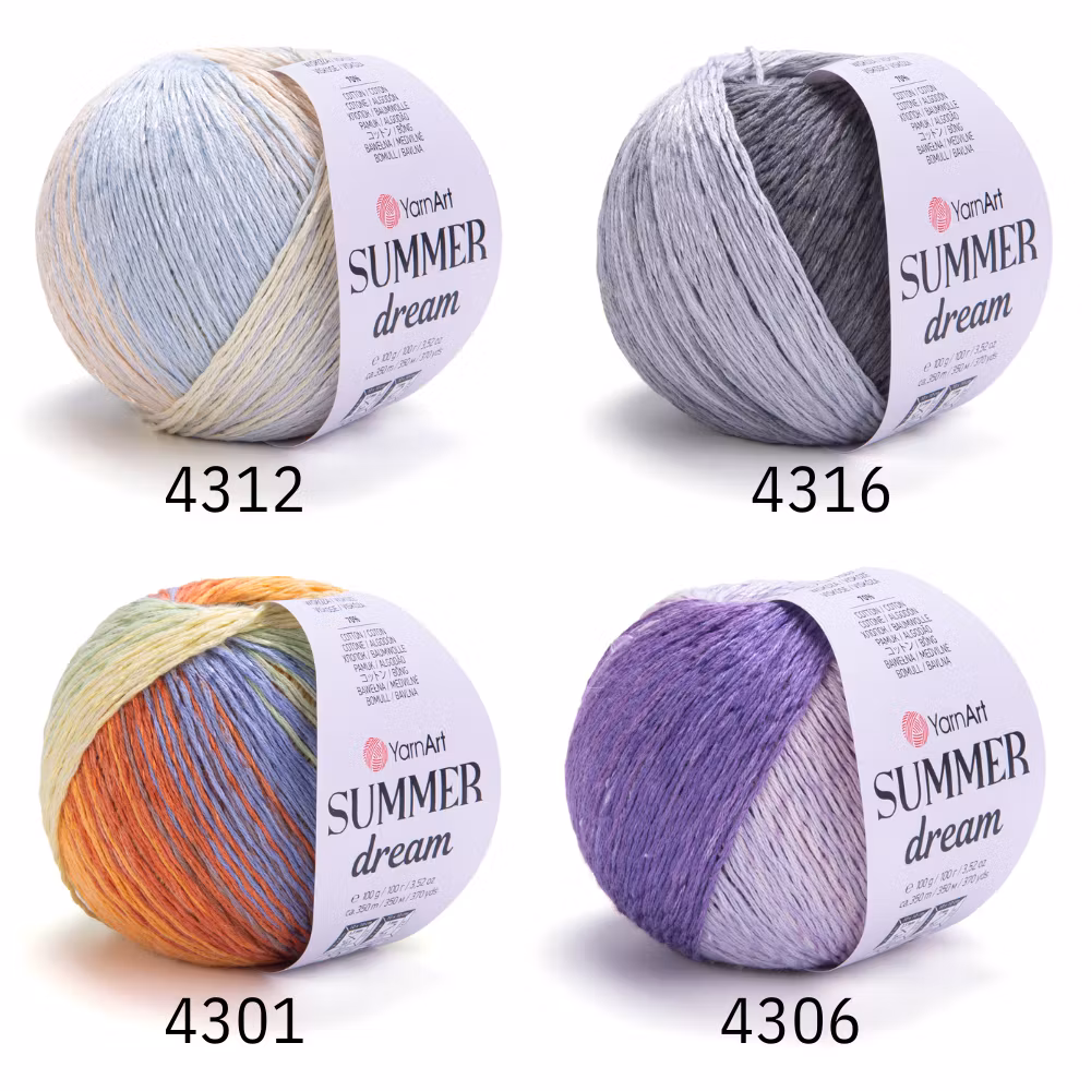 Summer Dream YarnArt viskos 100g