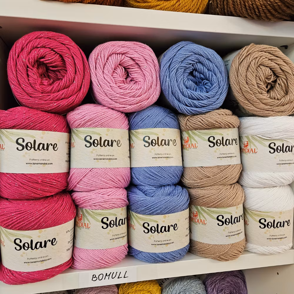 Solare glitter bomull Mondial