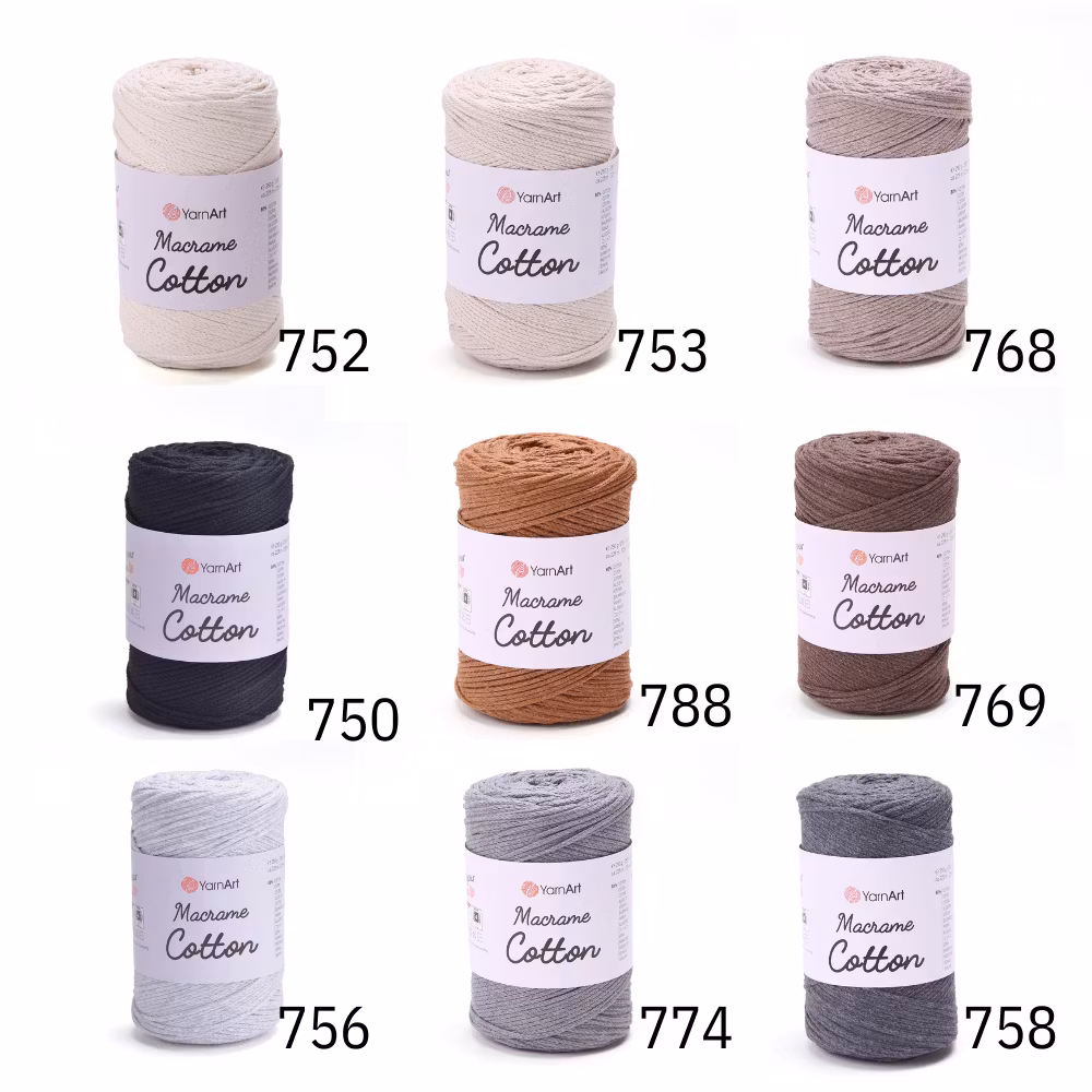 Macrame Cotton YarnArt 250g