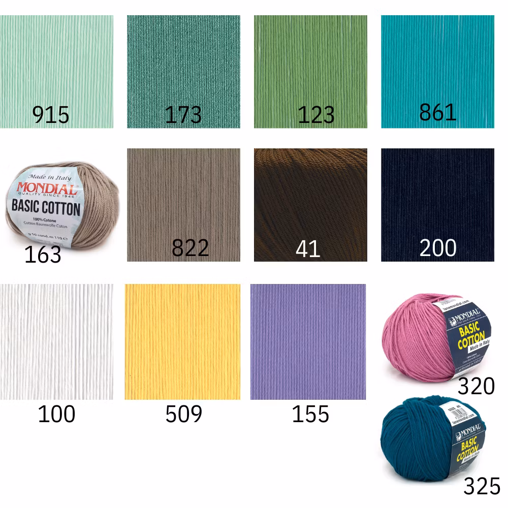 Basic Cotton Mondial bomullsgarn 8/4