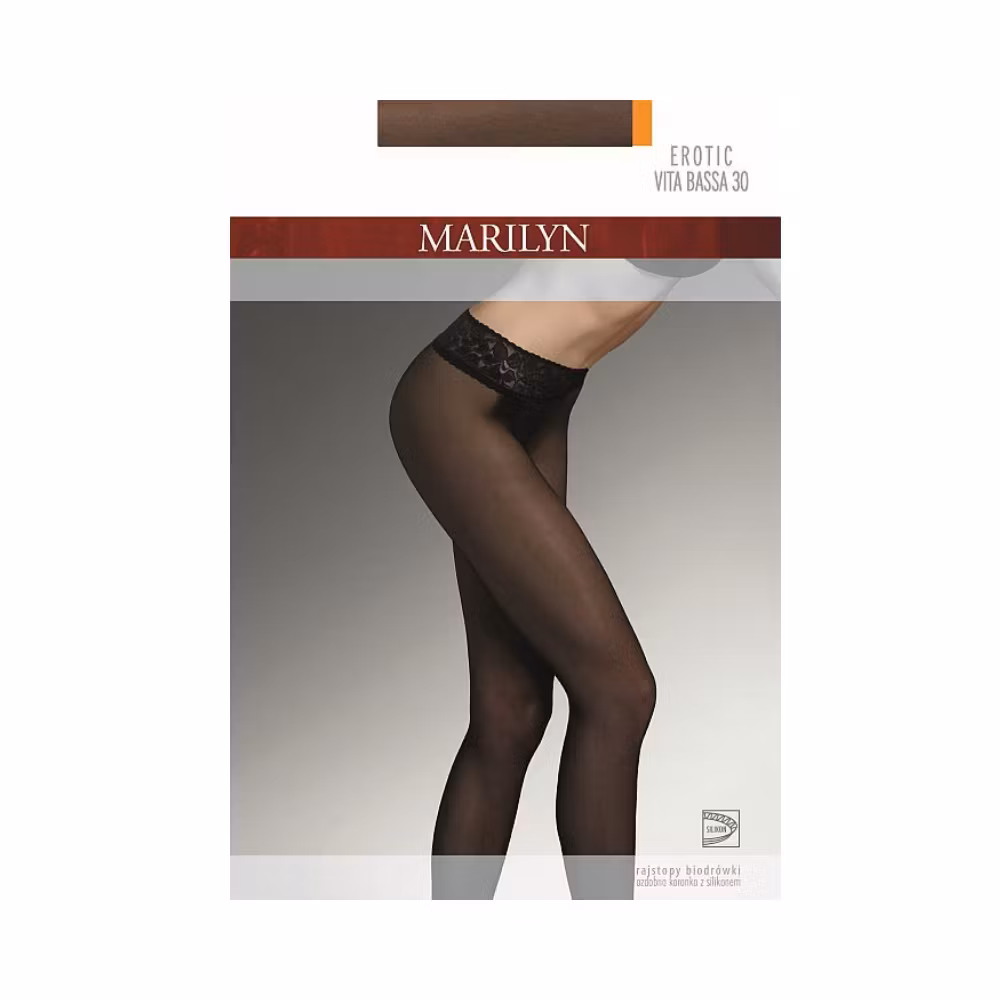 Erotic Vita Bassa 30 den Marilyn 5/XL (48/50) låg midja