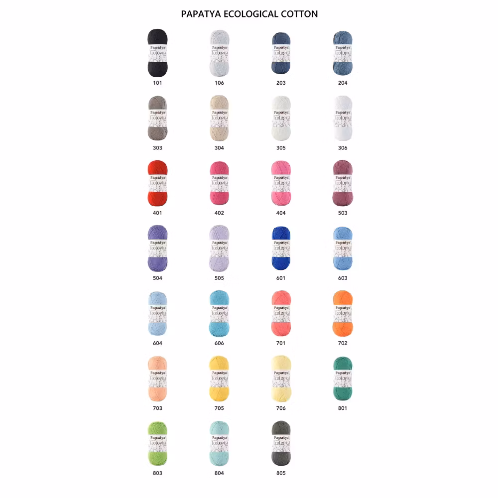 Ecological Cotton Papatya 100g