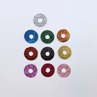 Säkerhetsögon 4-pack 20 mm glitter