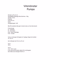 Virkmönster Pumpa Melange Wool