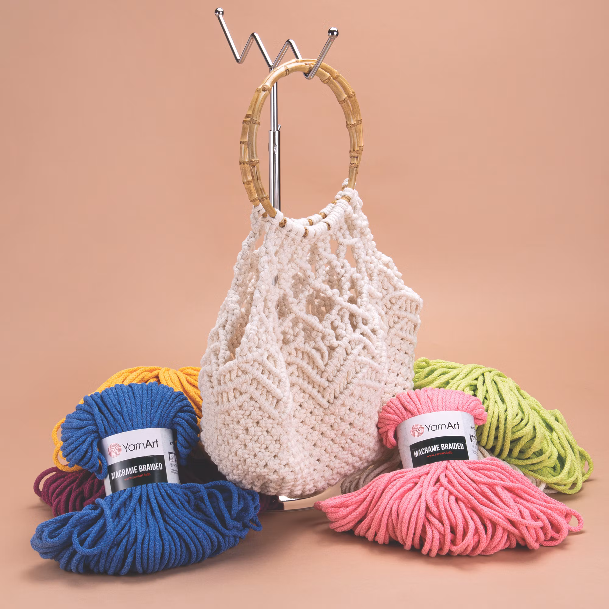 Macrame Braided 5 mm YarnArt 250g