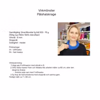 Virkmönster Halskrage Silva