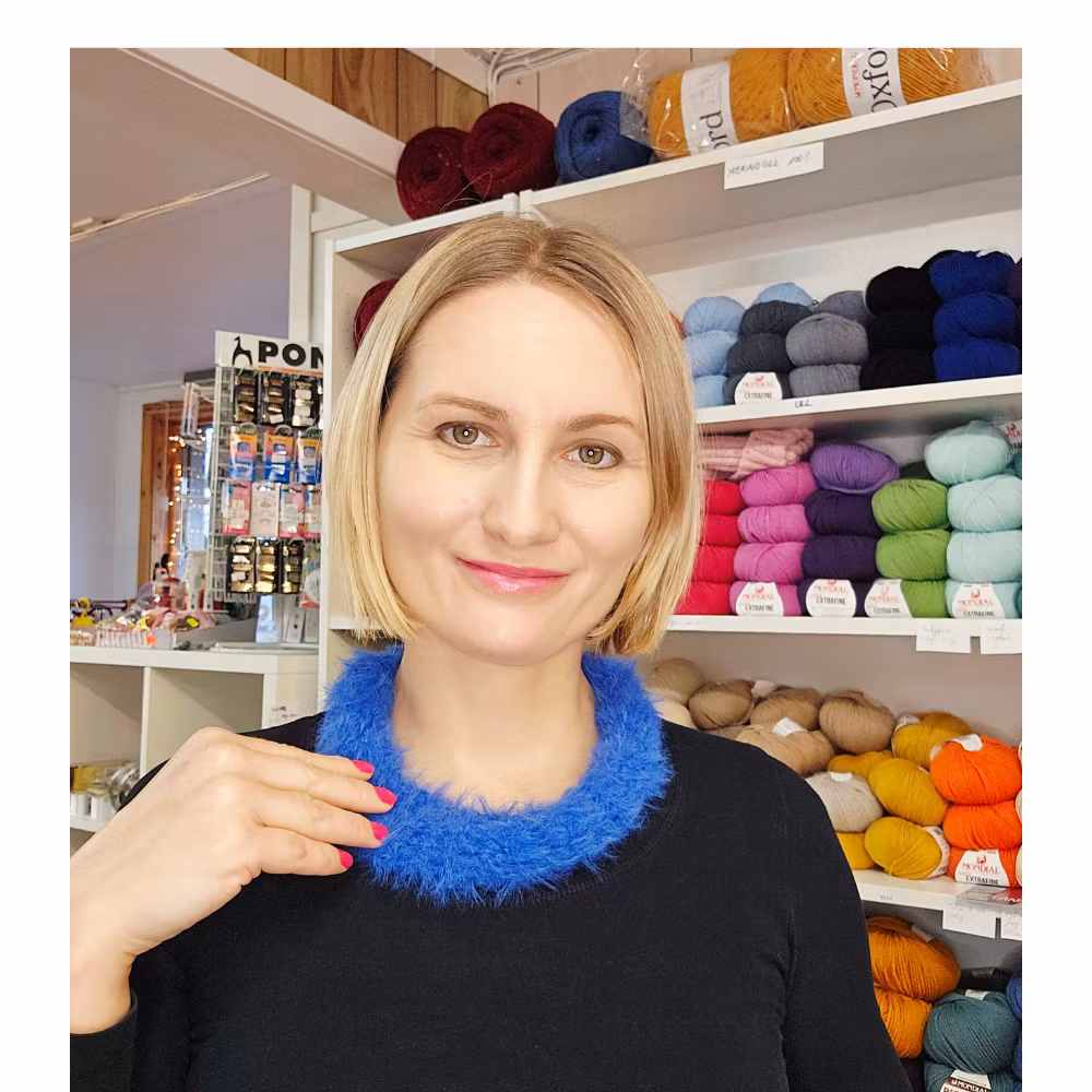 Virkmönster Halskrage Silva