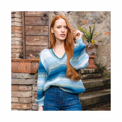 Stickbeskrivning V-ring tröja Ben Fatto