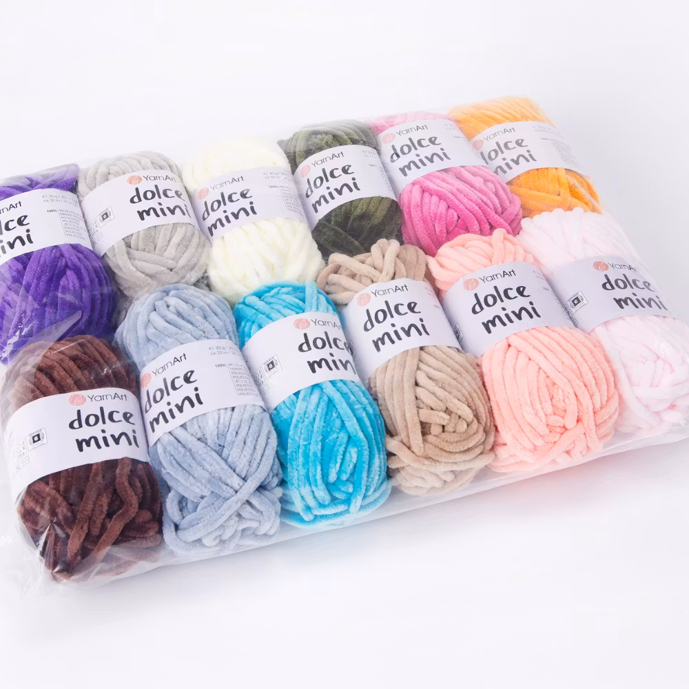 sammetsgarn chenilleyarn dolce mini