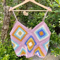 Virkmönster linne basic cotton