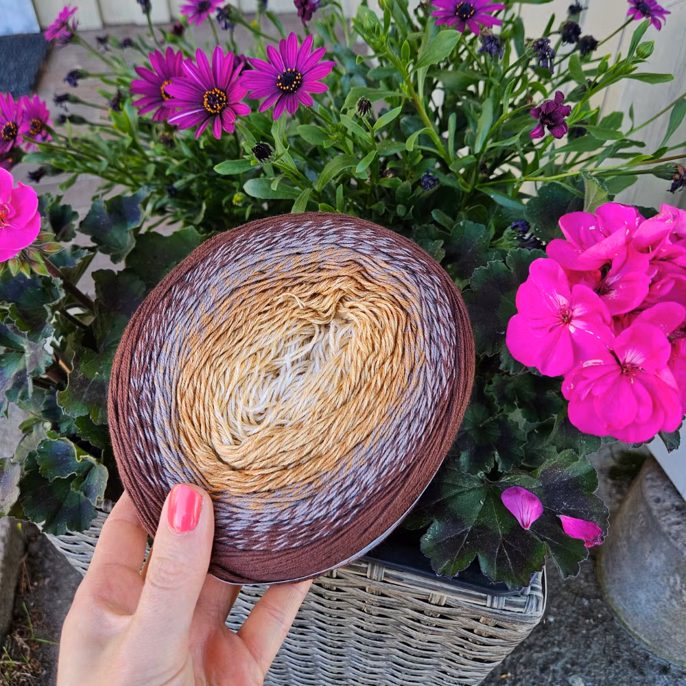 flowers yarnart bomullsgarn cotton yarn