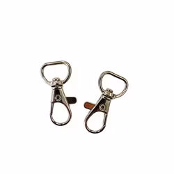 Karbinhake lås 15mm 2-pack
