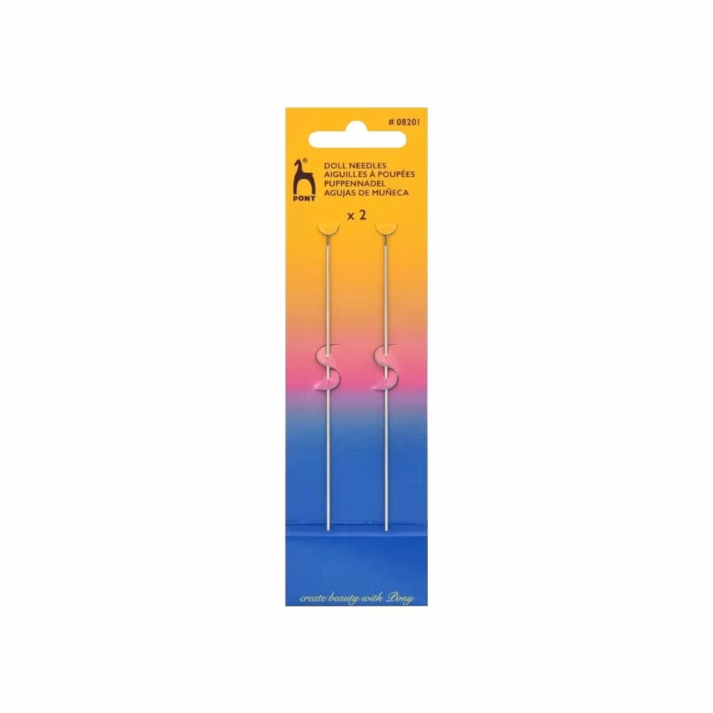 Docknålar 2st Pony Doll Needles