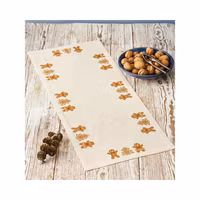 Broderikit Julduk med pepparkakor 26x63 cm Permin