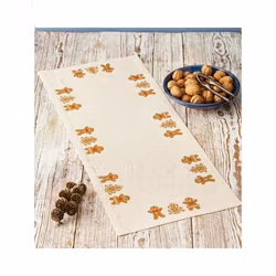Broderikit Julduk med pepparkakor 26x63 cm Permin