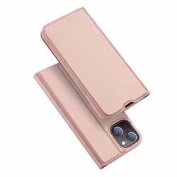 iPhone 13 - DUX DUCIS® Ultra Slim Läder Fodral Roséguld