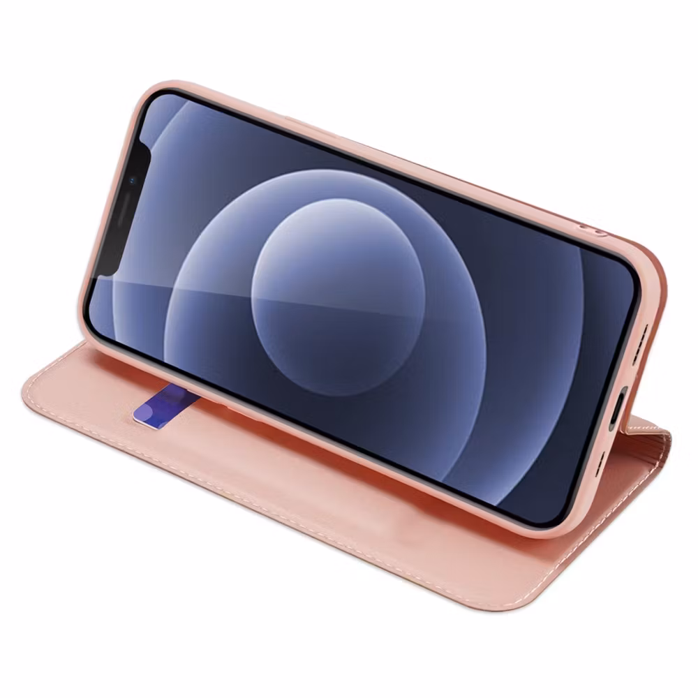 iPhone 13 - DUX DUCIS® Ultra Slim Läder Fodral Roséguld