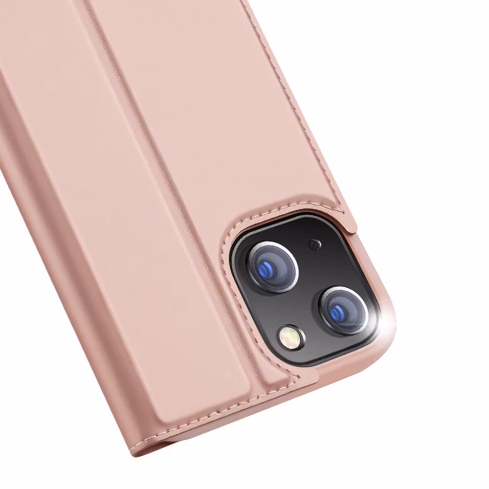 iPhone 13 - DUX DUCIS® Ultra Slim Läder Fodral Roséguld