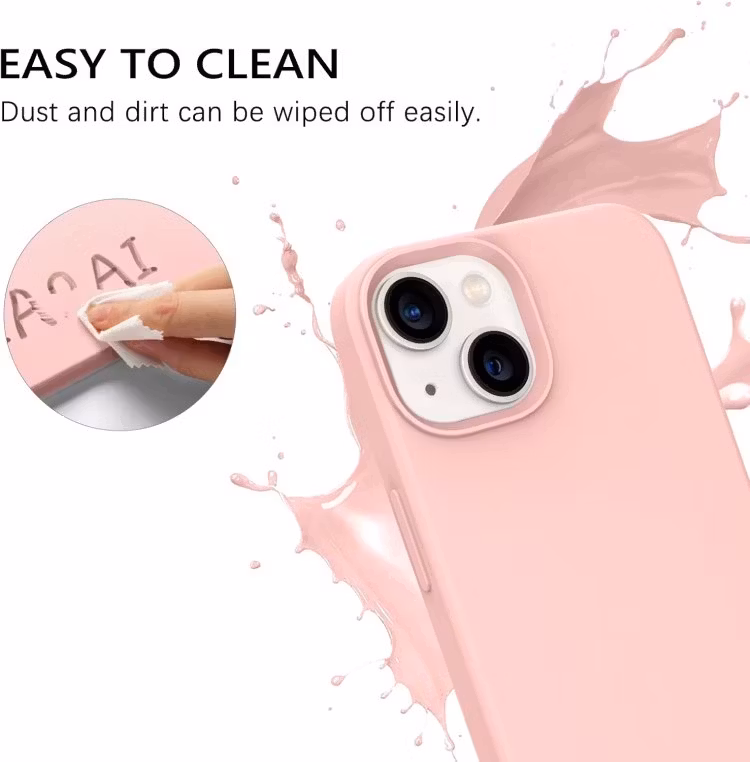 iPhone 11 - Gummibelagt Stöttåligt Silikon Skal Rosa