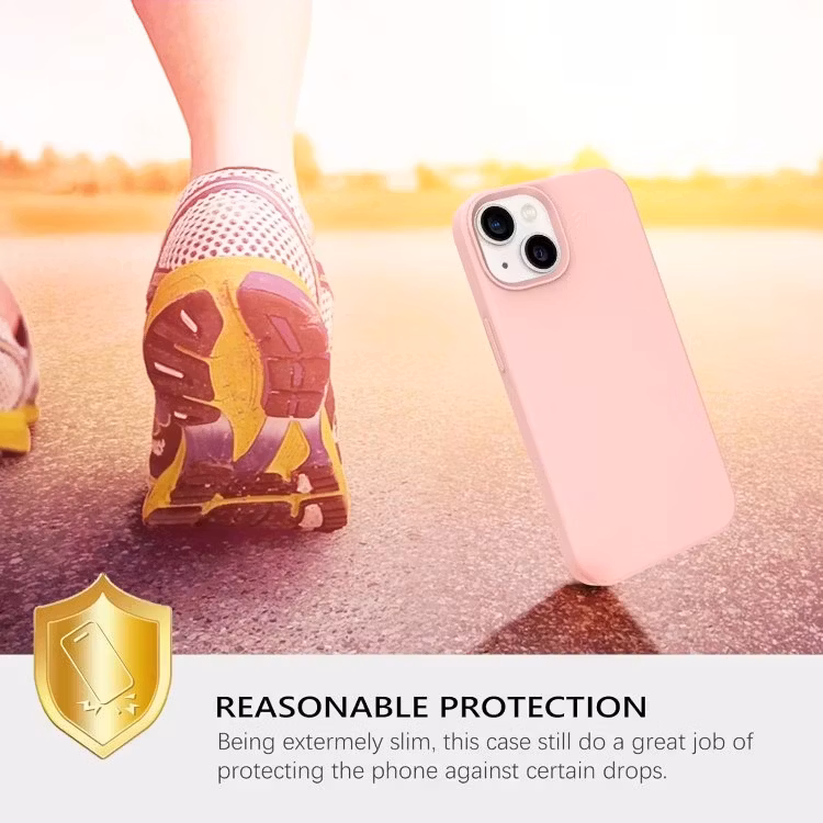 iPhone 11 - Gummibelagt Stöttåligt Silikon Skal Rosa