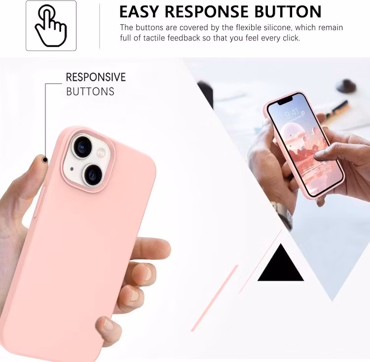 iPhone 11 - Gummibelagt Stöttåligt Silikon Skal Rosa