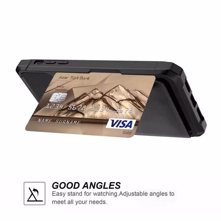 Premium Stöttåligt Skal korthållare Solid® iPhone 13/13 Pro/ Pro Max