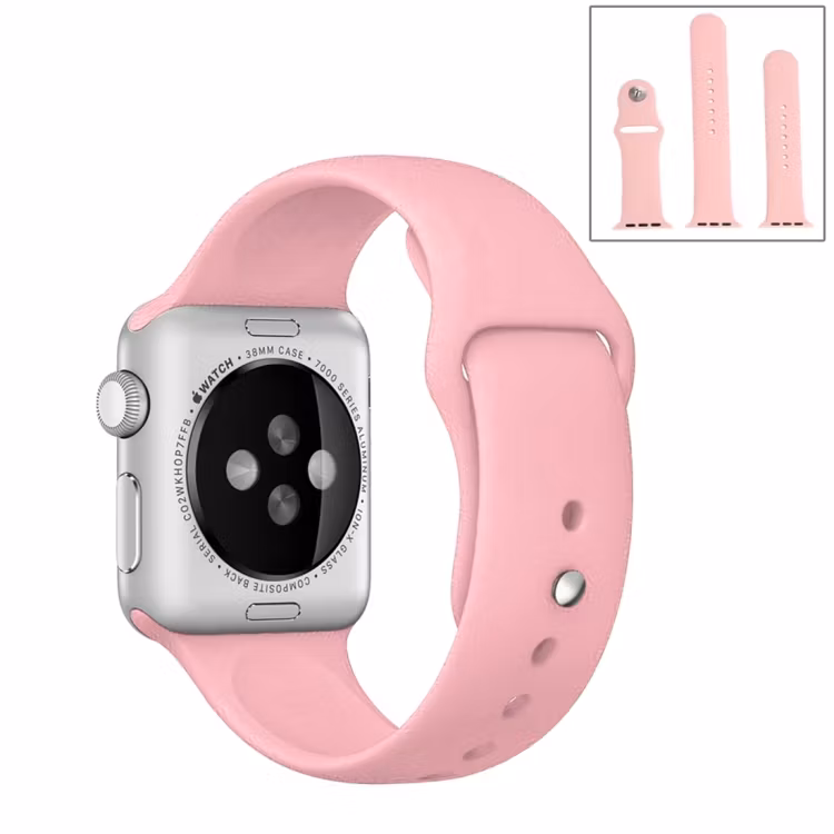 Silikon Armband Apple Watch 38/40/41 mm Silikonarmband Rosa