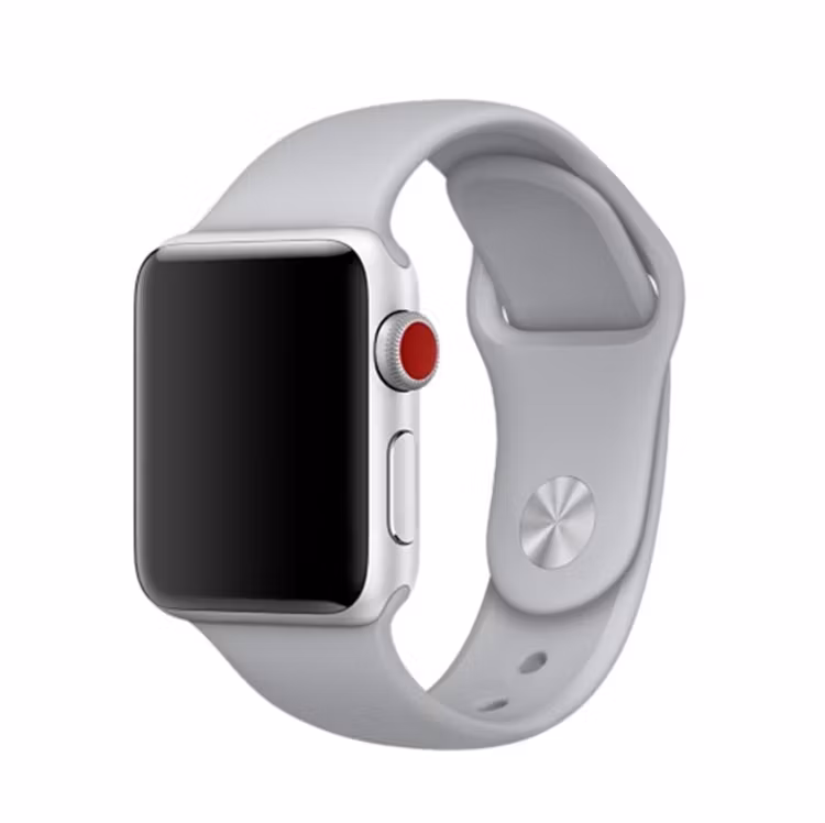 Silikon Armband Apple Watch 38/40/41 mm Silikonarmband Grå