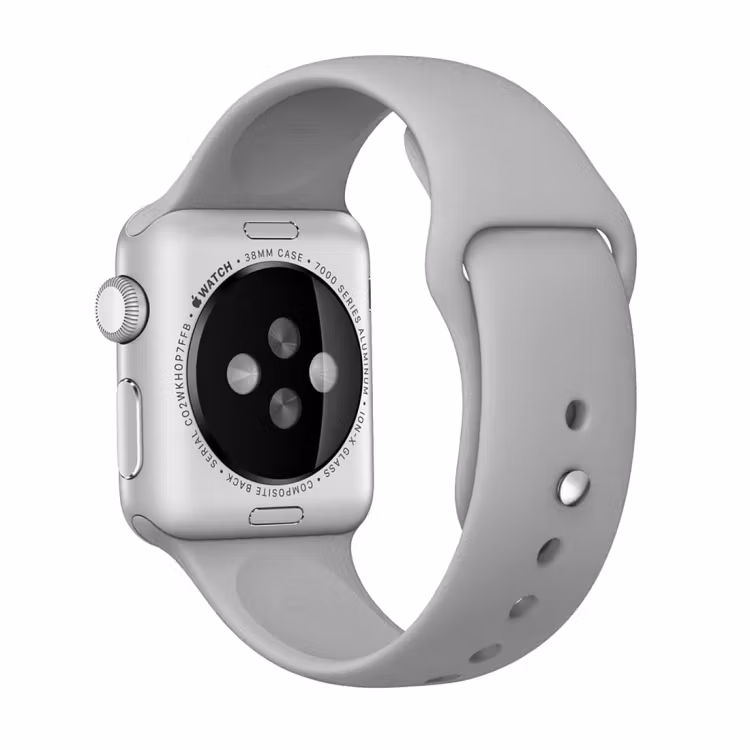 Silikon Armband Apple Watch 38/40/41 mm Silikonarmband Grå
