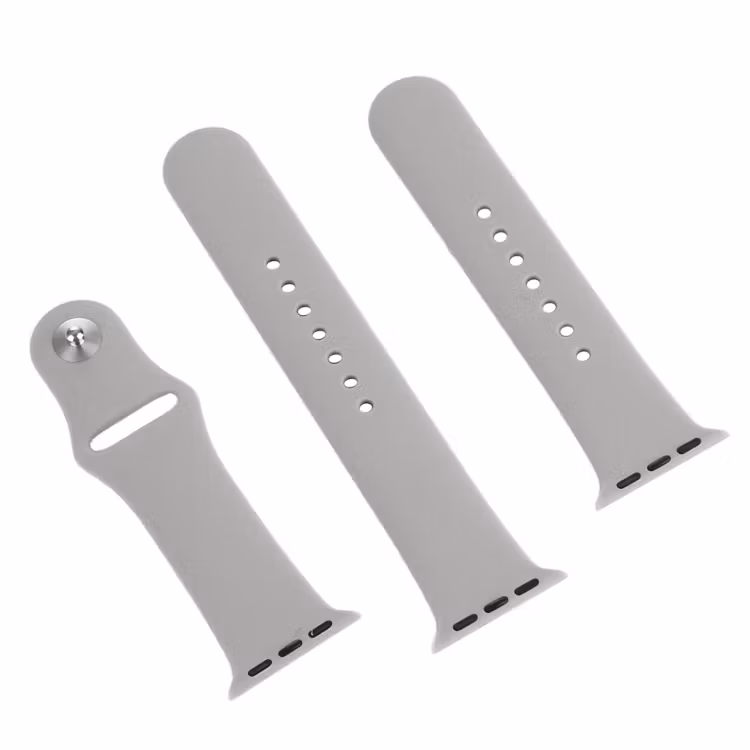 Silikon Armband Apple Watch 38/40/41 mm Silikonarmband Grå