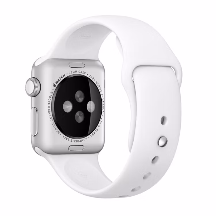 Silikon Armband Apple Watch 38/40/41 mm Silikonarmband Vit