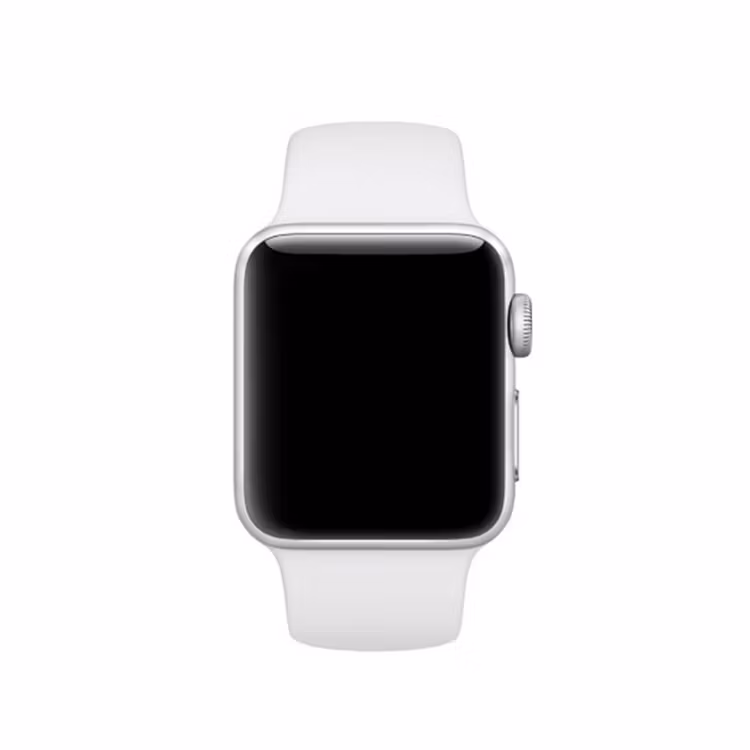 Silikon Armband Apple Watch 38/40/41 mm Silikonarmband Vit