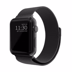 Armband Milanese Loop Apple Watch 42/44/45 mm Svart