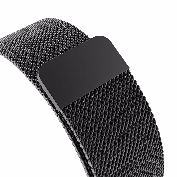 Armband Milanese Loop Apple Watch 42/44/45 mm Svart