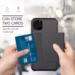 iPhone 13 Pro Max Stöttåligt Skal med kortfack Extra förstärkt Välj Färg