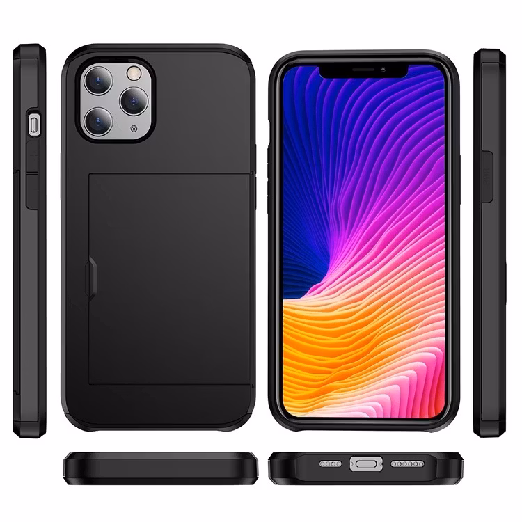 iPhone 13 Pro Max Stöttåligt Skal med kortfack Extra förstärkt Välj Färg