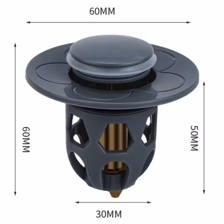 Multifunktionellt avloppspropp / avloppsfilter