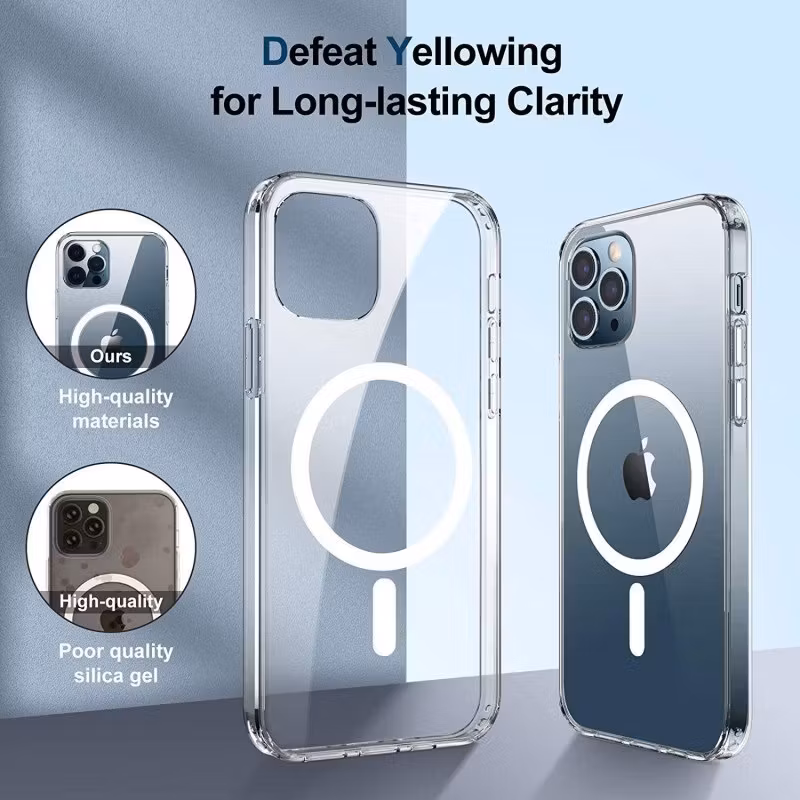 iPhone 15 Pro - Magsafe Stötdämpande Skal Transparent