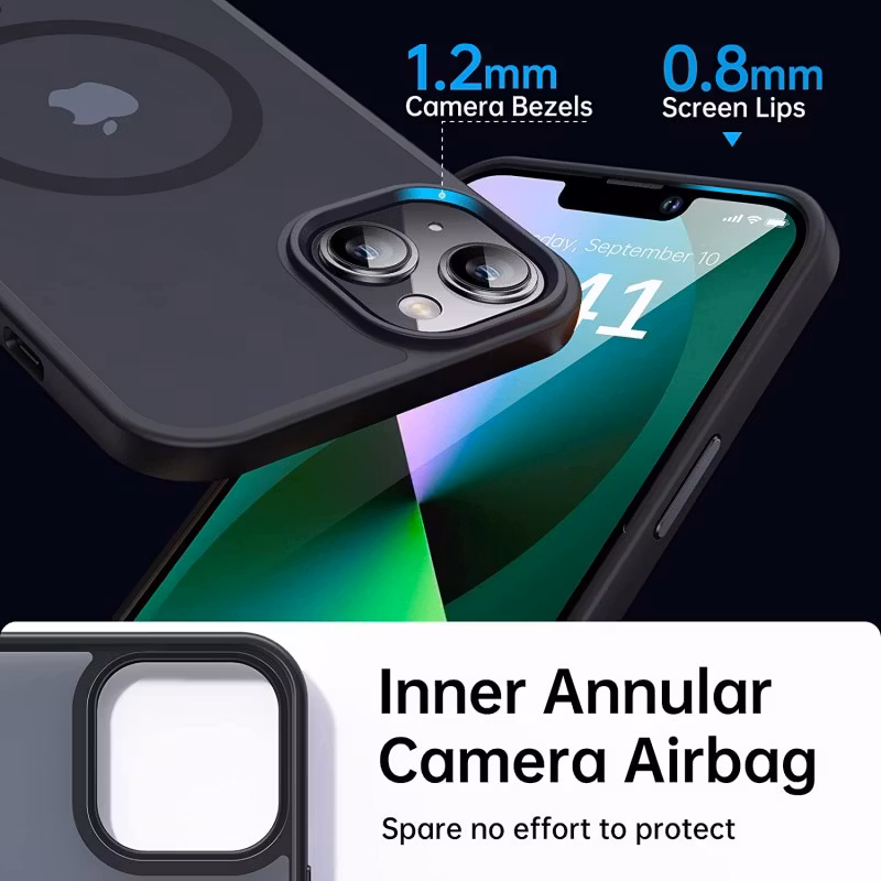 Phone 11 - Skal Magsafe Hybrid Silikon Matt Svart