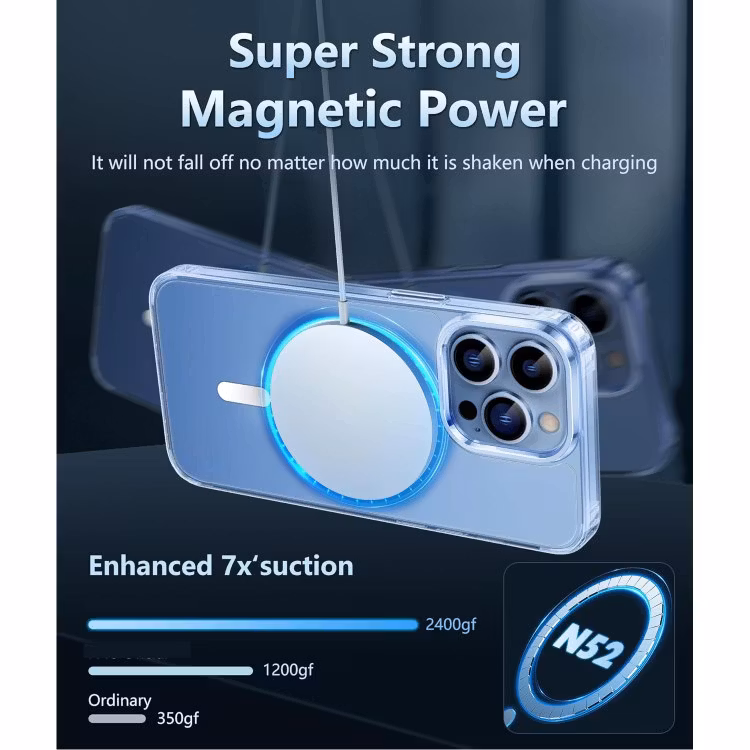 iPhone 15 Pro - Skal MagSafe Stötdämpande Transparent