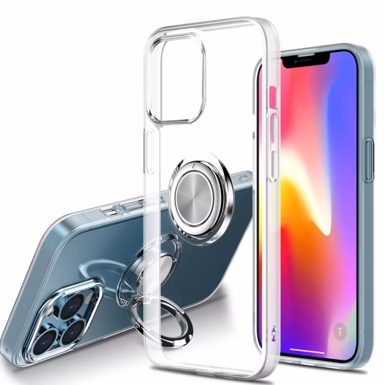 iPhone 11 - Silikonskal med Magnetisk Ring Välj Färg