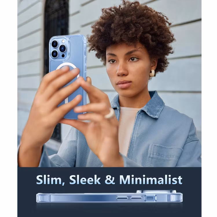 iPhone 15 Pro - Skal MagSafe Stötdämpande Transparent