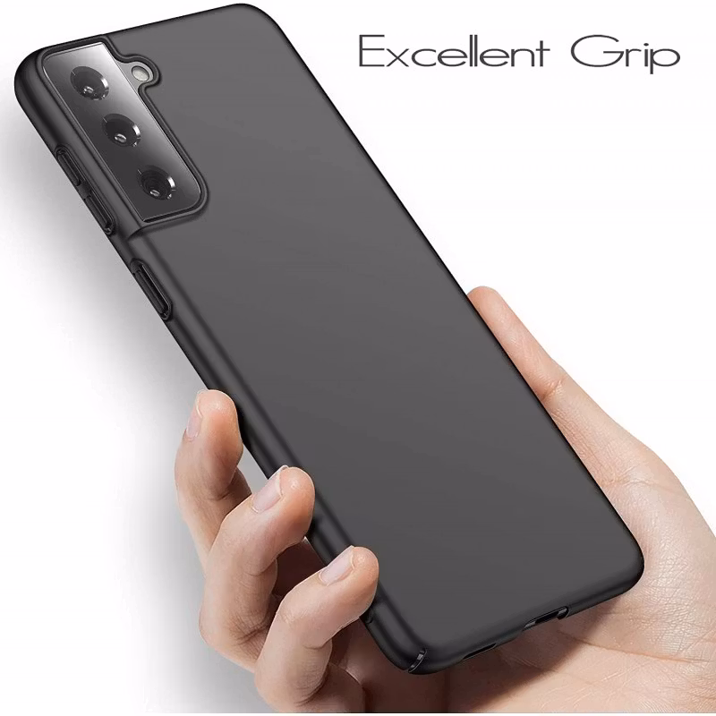 Samsung S23 - Ultratunt Stöttåligt Skal Gummibelagt Nordic® Matt Svart